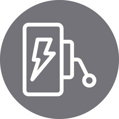 Power single icon vector illustration