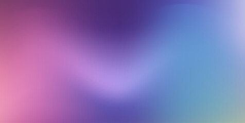 Bright curved winter gradient mesh in pastel blue, lavender, and violet tones. Vector Smooth liquid texture with blurry effect. Cool aquatic flow for modern design, web, presentation, posters