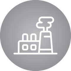 Factory single icon vector illustration
