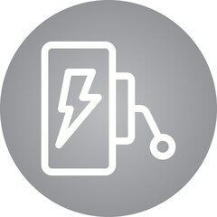 Power single icon vector illustration