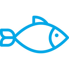 Fish single icon vector illustration