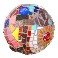 Mosaic ball / Transparent background