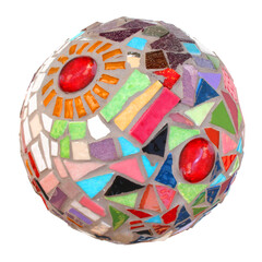 Mosaic ball / Transparent background