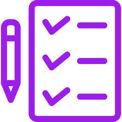 Todo list single icon vector illustration