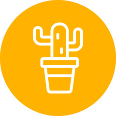 Cactus single icon vector illustration