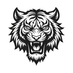 mascot tiger head tato logo