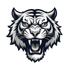 mascot tiger head tato logo
