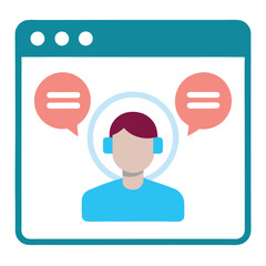 Chat Window With Support Conversation