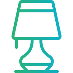 Lamp single icon vector illustration