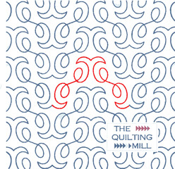 Fluke - Digital Longarm Quilting Design for Edge to Edge Pantograph