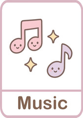 Flashcard_Music_Kawaii