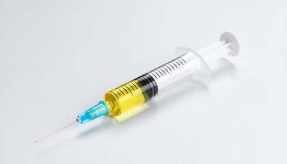 Fototapeta premium syringe isolated on white