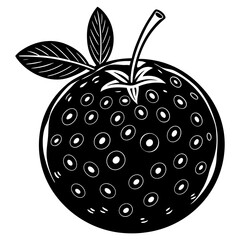 vector illustration of a strawberry
