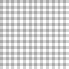 Silver grey gingham seamless pattern with light checkered layout