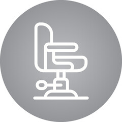Chairs single icon vector illustration