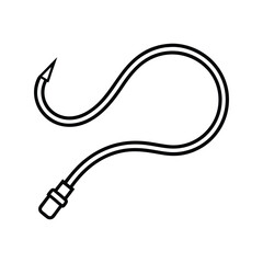 electric conduit line art on white background