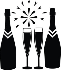 Champagne Celebration Icon
