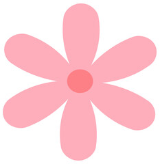 pink flower vector