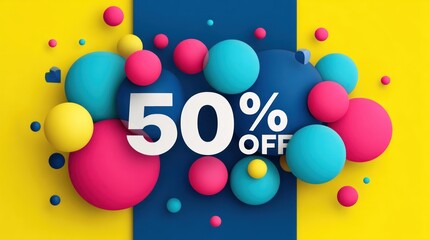 A customizable special offer template for email marketing, featuring vibrant colors and bold call-to-action text.
