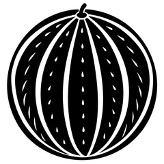 vector illustration of an orange fruit