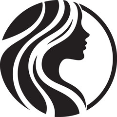 Minimalist Woman Profile Silhouette Inside Circle Frame

Modern Woman Head Silhouette – Elegant Beauty Vector

