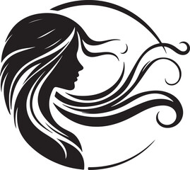 Minimalist Woman Profile Silhouette Inside Circle Frame

Modern Woman Head Silhouette – Elegant Beauty Vector

