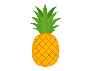 An icon of pineapple isolated on a transparent background
