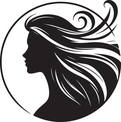Minimalist Woman Profile Silhouette Inside Circle Frame

Modern Woman Head Silhouette – Elegant Beauty Vector

