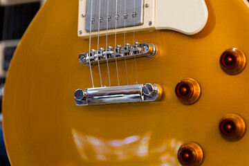 Electric Guitar Sunburst Finish with Bridge