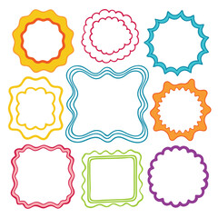 set of vintage frames