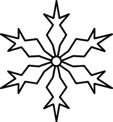 silver star isolated on white