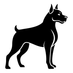 vector illustration of a dog