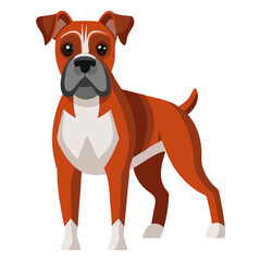 Obraz premium vector illustration of a dog