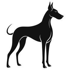vector illustration of a dog