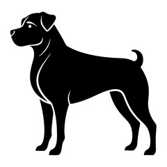 vector illustration of a dog