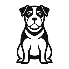 vector illustration of a dog