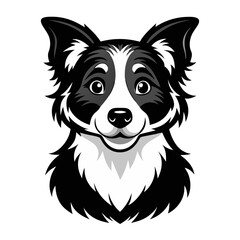 vector illustration of a dog
