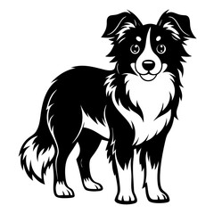Fototapeta premium vector illustration of a dog