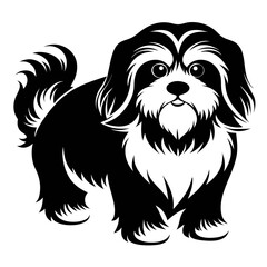 vector illustration of a dog
