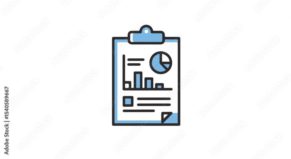 Poster a business document with graphs, a visual representation of data analysis.