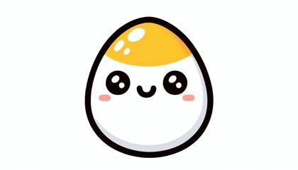 Obraz premium Cute Cartoon Egg Illustration