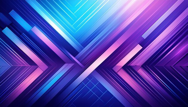 abstract geometric background with converging blue and purple rectangles ideal for modern website headers tech banners presentation backgrounds and professional designs