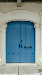 old, medieval-like, wooden door
