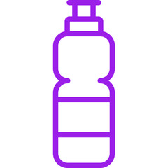 Bottle single icon vector illustration