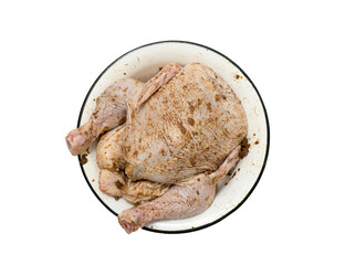 Marinated chicken.