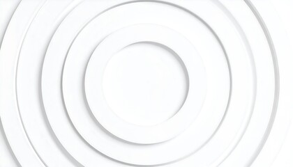 White Circular Abstract Background.