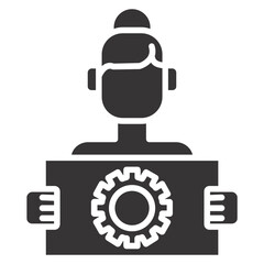 Naklejka premium Project Management Icon