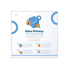 Cyber Security social media post design template