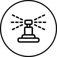 Siren single icon vector illustration