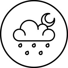 Snow single icon vector illustration